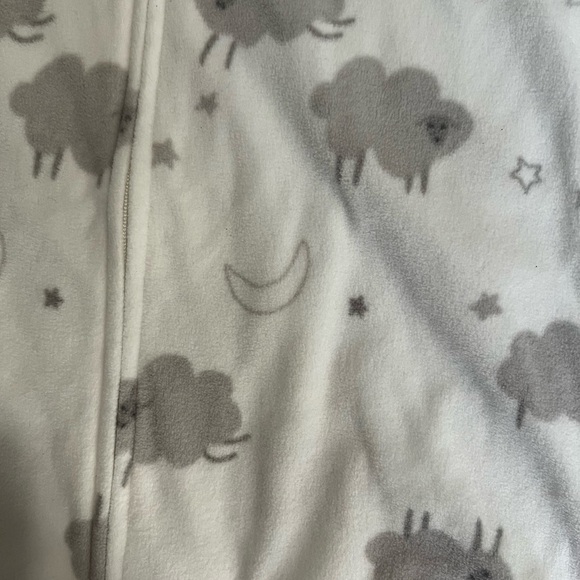 Carter's Sleep Bag Sleep Sack White With Grey Sheep NWOT - Picture 4 of 4